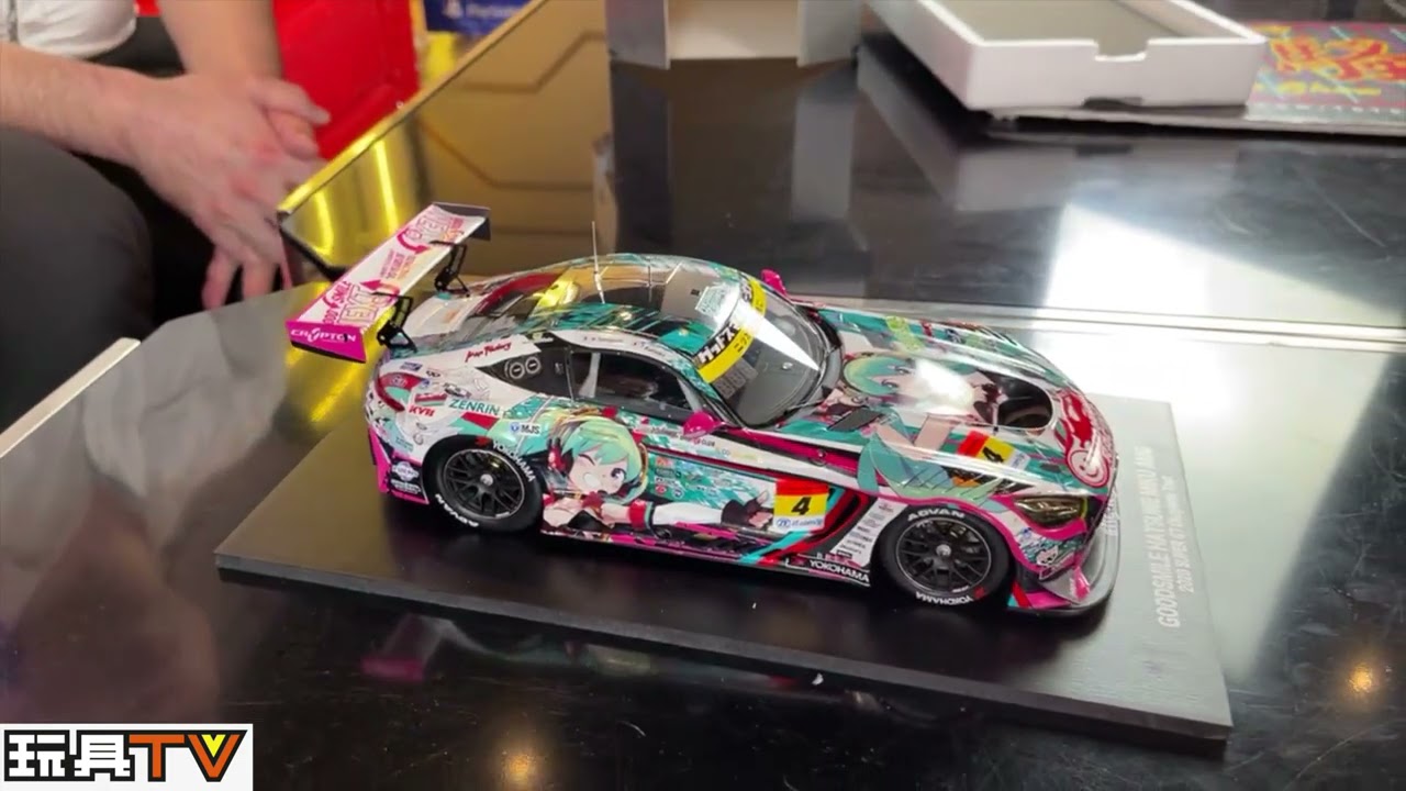 爆玩具」Goodsmile 1/18 Hatsune Miku AMG 2020 Super GT Okayama Test