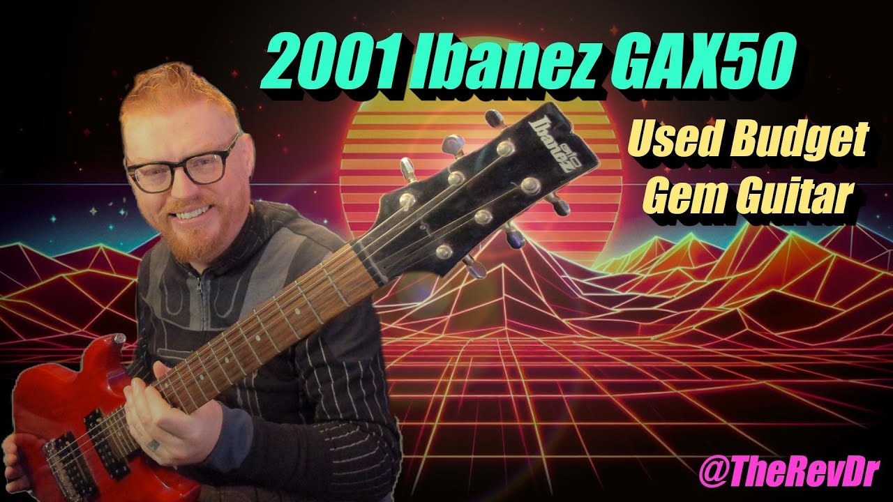 Used Budget Gem - 2001 Ibanez GAX50 double-cutaway HH electric
