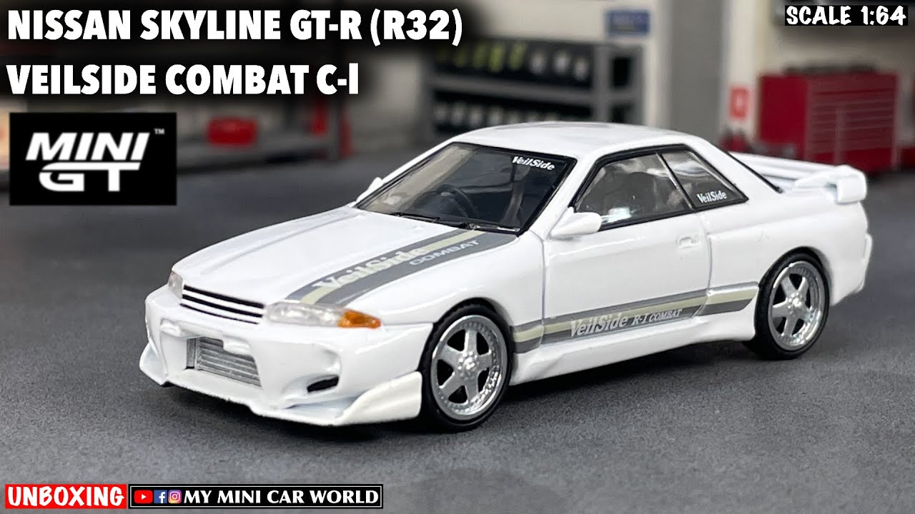 MY MINI CAR WORLD』UNBOXING MINI GT 1/64 NISSAN SKYLINE GT-R (R32