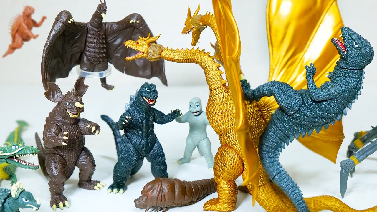 HG】GODZILLA Destroy All Monsters【RODAN Gorosaurus Baragon】King