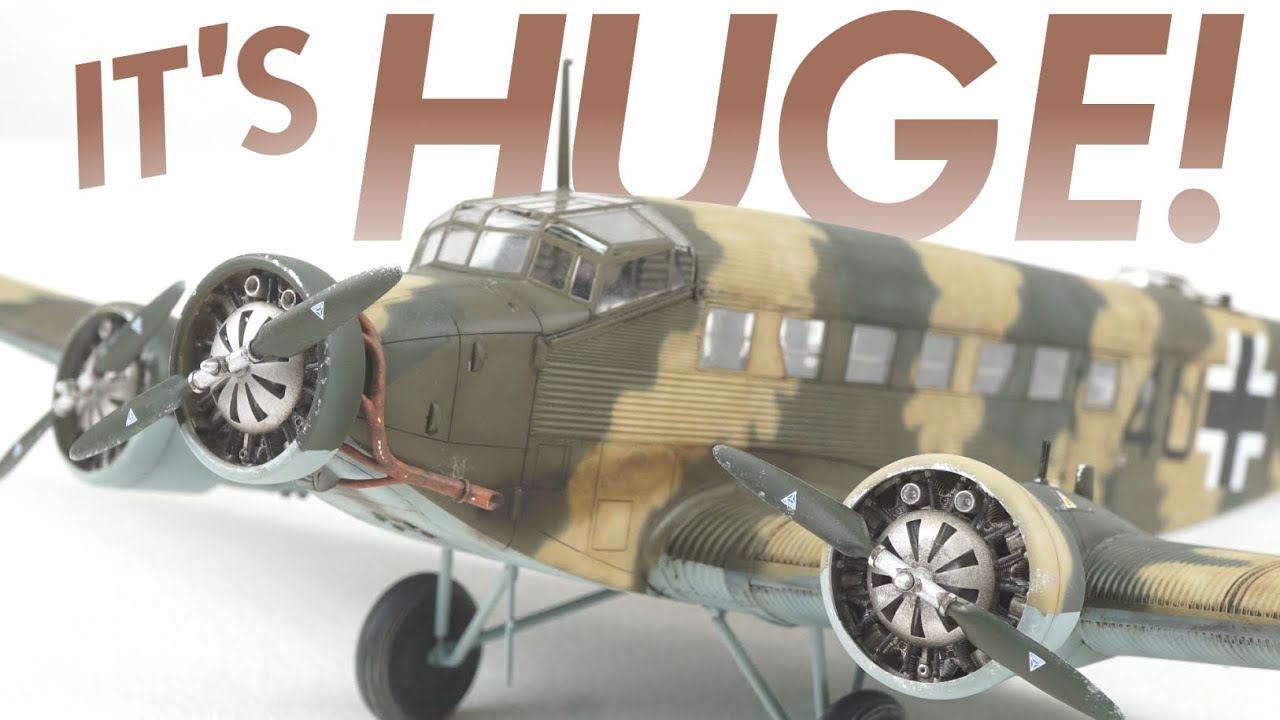 It's MASSIVE! Building Revell's 1/48 Junkers Ju 52 | Full Model