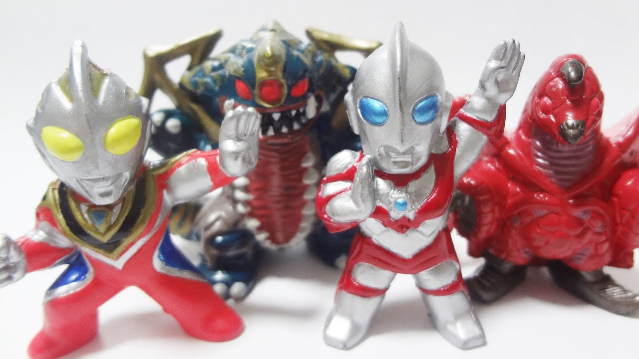 ウルトラマンパワード&パワードドラコ ウルトラマンガイア(SV)&キング