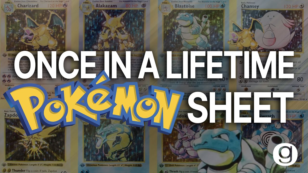 現在約390万円！「ポケモンカード」1999年初版アンカットシートが