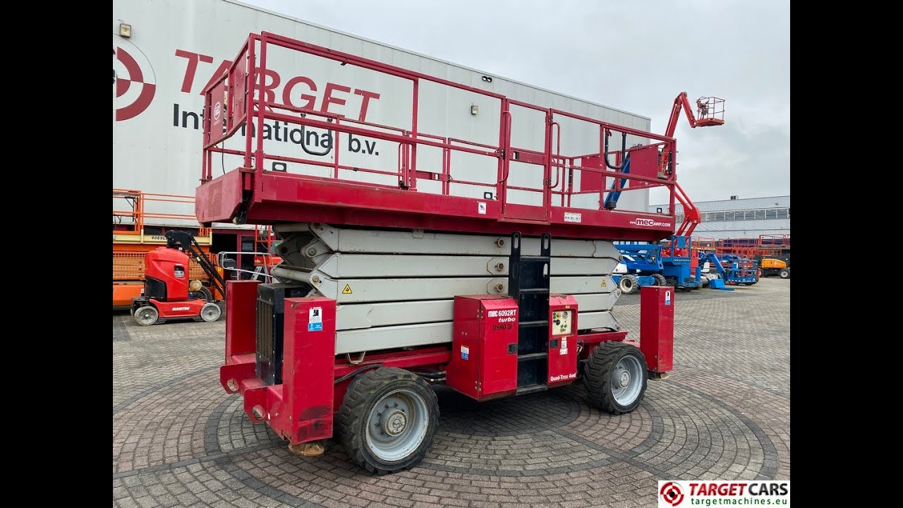 781714 MEC 6092RT DIESEL 4x4 SCISSOR 6092 WORK LIFT ULTRA DECK 02