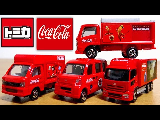 Tomica Tomica Gift Coca-Cola Drink Car Set 4 Suzuki Every Subaru
