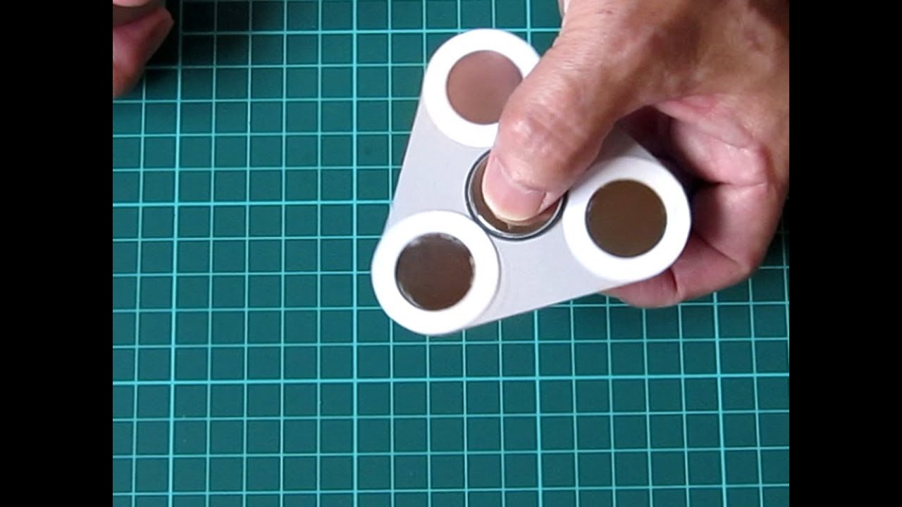 磁石ハンドスピナー(ベアリング無し) How to make a Fidget Spinner
