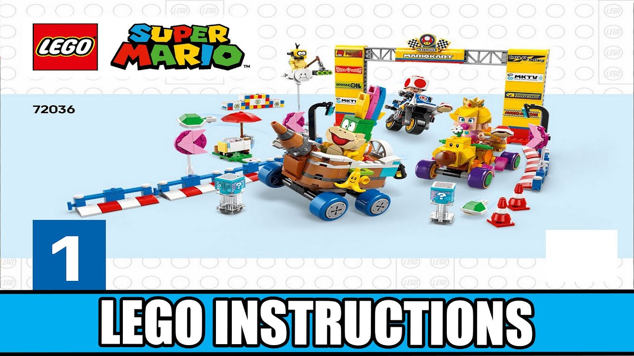 LEGO Instructions - Super Mario - 72036 - Baby Peach & Grand Prix