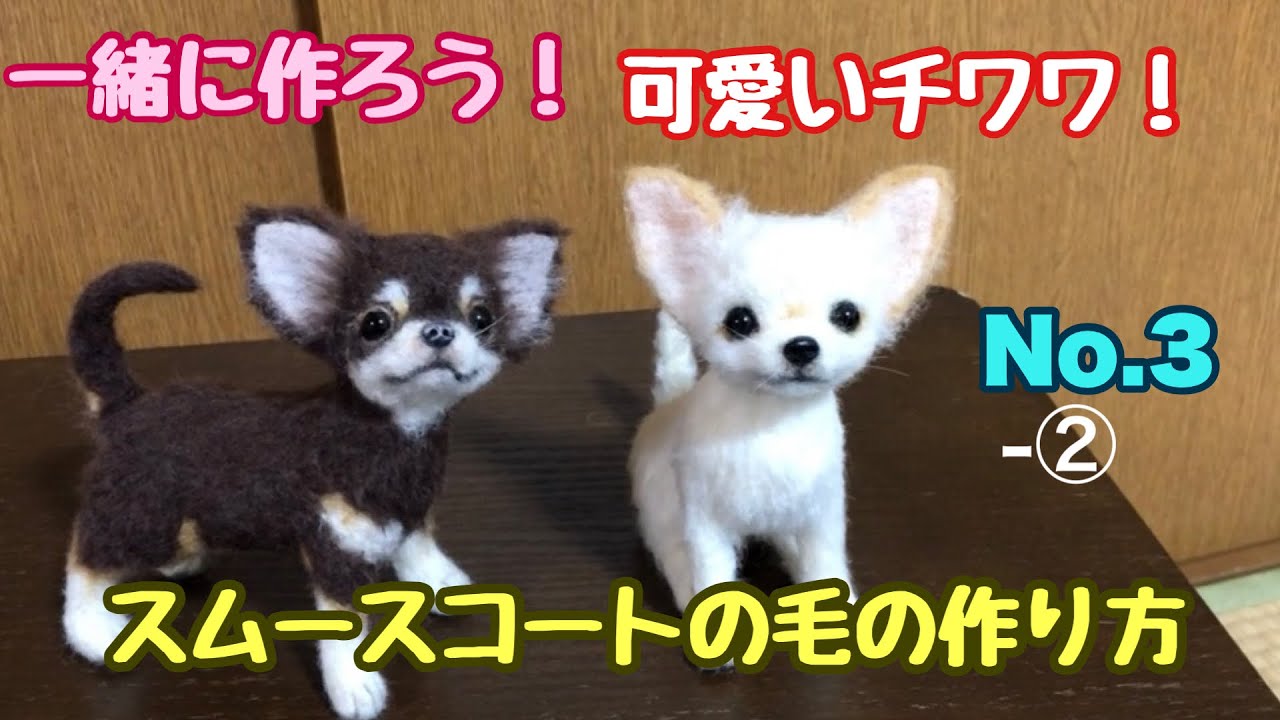 Let's make a cute Chihuahua together [How to make a smooth coat