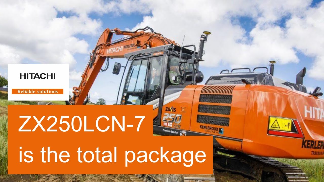Kerleroux's Hitachi ZX250LCN-7 is the total package - YouTube