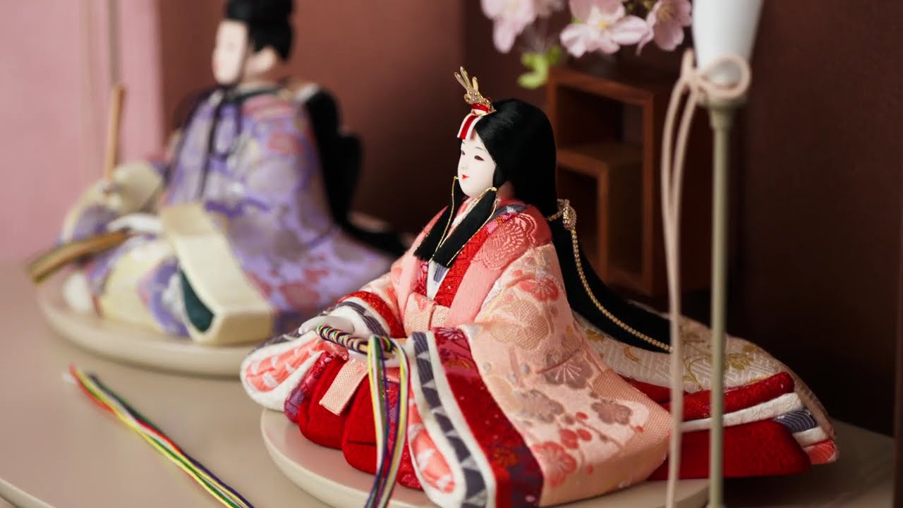 D-84 HN5946 6HR-M54 人形の久月 雛人形 木目込 親王飾り ほのか