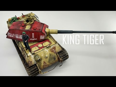 TAKOM 1/35 KING TIGER ［full build］#scalemodel #tankmodel
