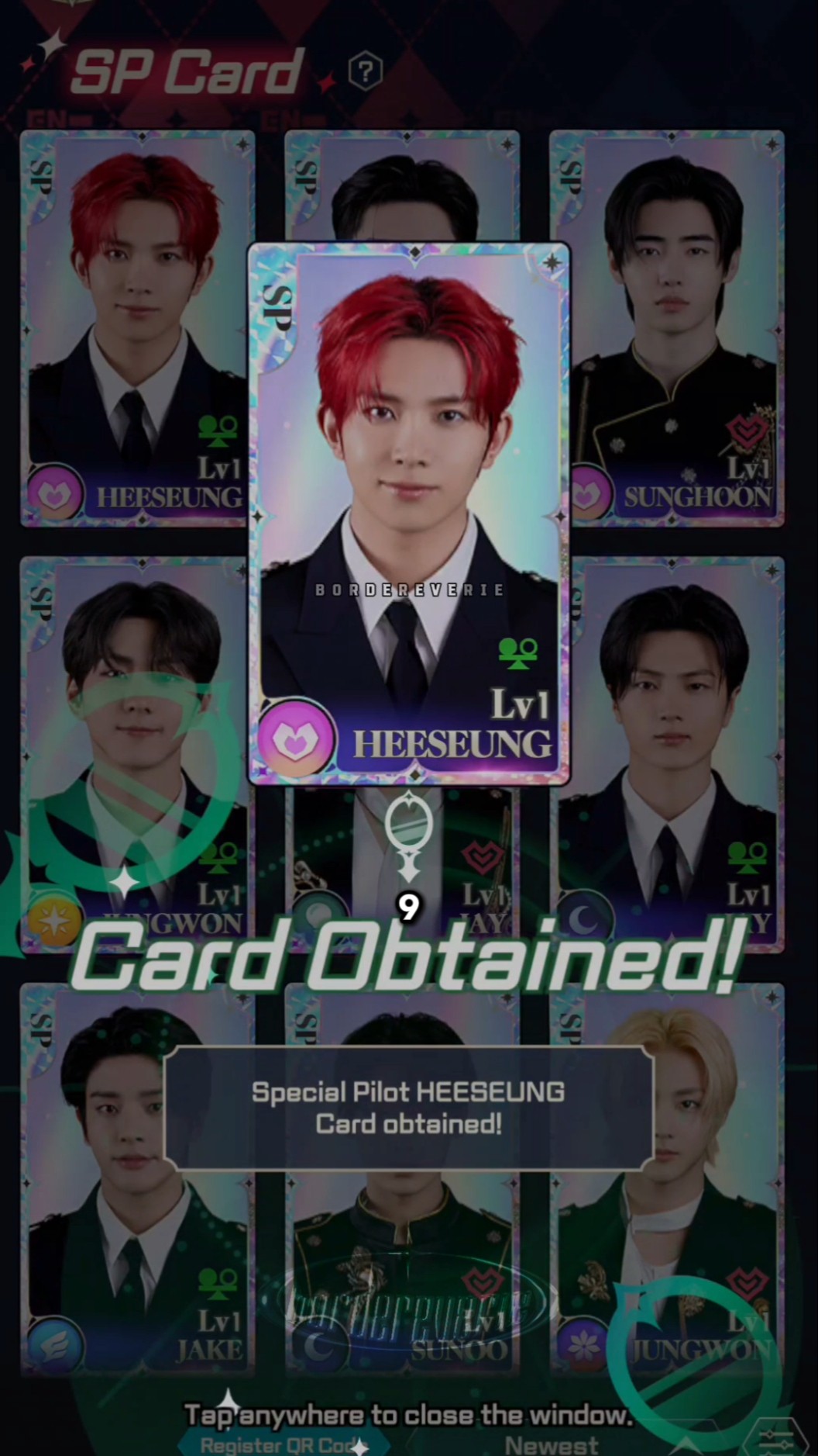 ENHYPEN WORLD SP CARD 🥹 special card #Jungwon #Heeseung #Jay