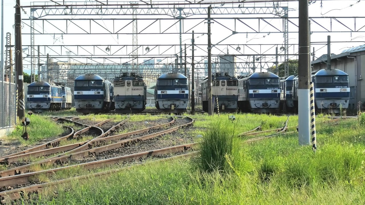 8月14日吹田機関区西・非電化・東側エリアの様子です。（R6.8.14