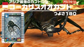 アジア最強のカブトムシ コーカサスオオカブト - 甲虫王者ムシキング