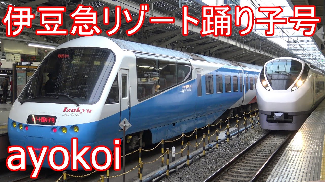 さよなら 伊豆急行アルファ・リゾート21 特急リゾート踊り子号 東京駅