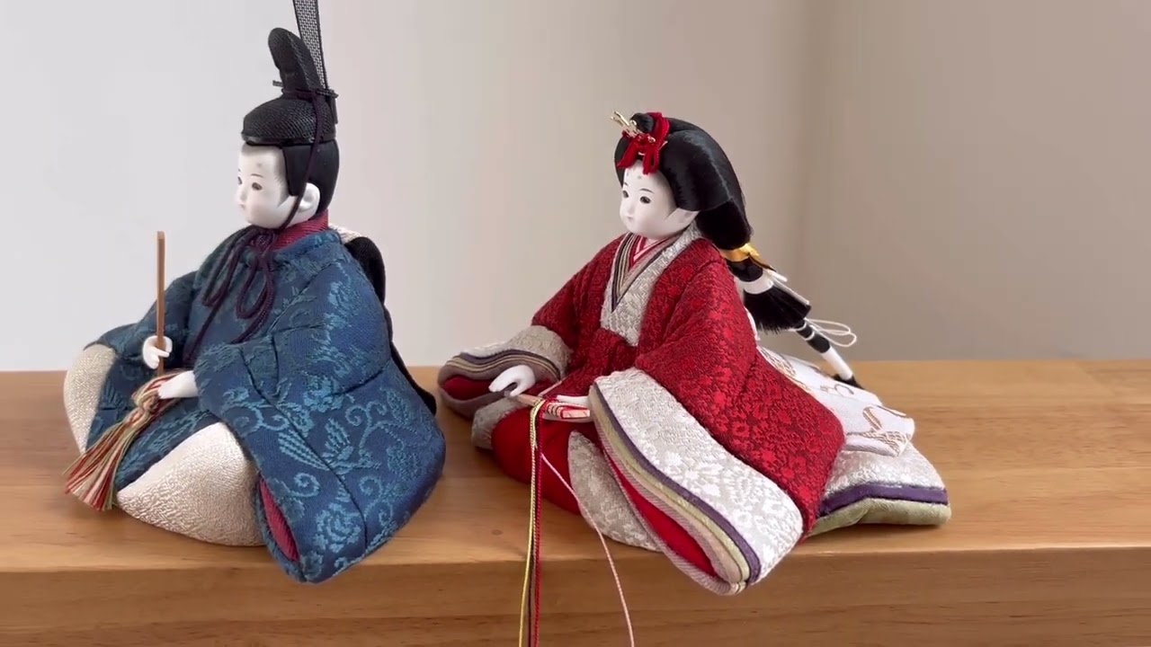 木目込み雛人形 紅 - べに - 14号 親王飾り｜ おしゃれで可愛い