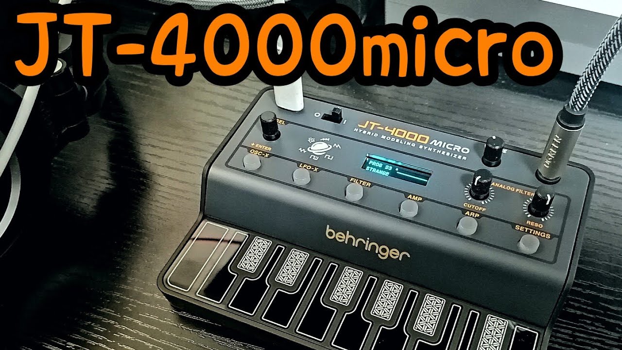 Behringer JT-4000micro unboxing review! - YouTube