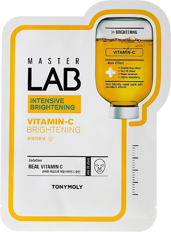Tony Moly Master Lab Vitamin C Mask - ビタミンC配合のシートマスク