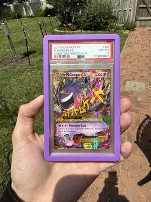 Mega M Gengar EX - 121/119 - XY Phantom Forces - [PSA 8] SECRET