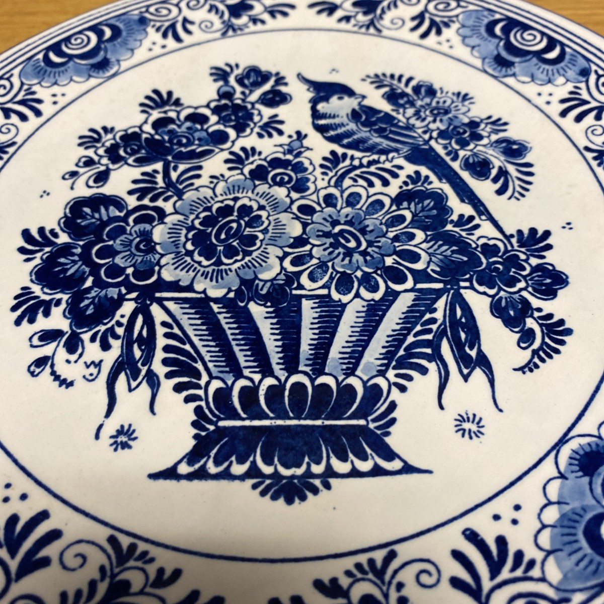 Vintage Delfts Handwerk Delft Made in Holland Blue & White 8 1/8