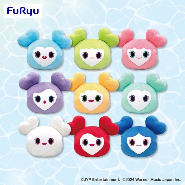 TWICE GIGO Set 3 MIVELY MINA lovely Plush cushion & Backpack Pouch