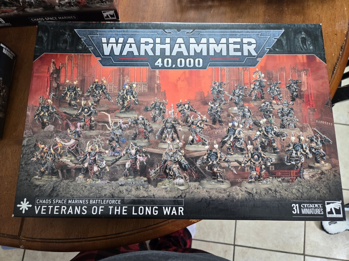 Warhammer 40K Chaos Space Marines Battleforce Veterans of the Long