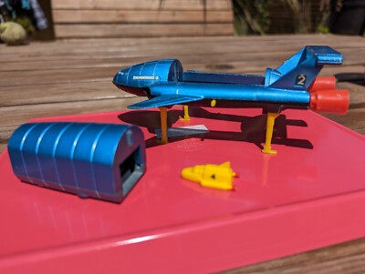 Dinky Toys 6” THUNDERBIRDS T2 Metallic Blue SHIP Diecast 106