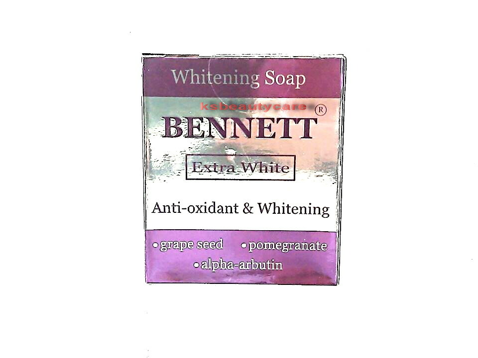 6x BENNETT Soap Extra White Antioxidant & Whitening Skin with