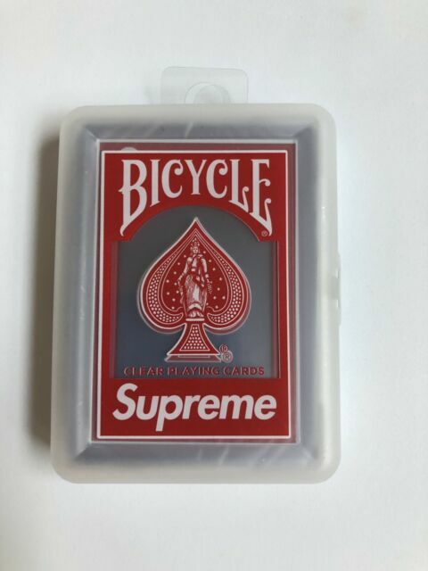 Bicycle Supreme Clear Playing Cards - Red for sale online | eBay
