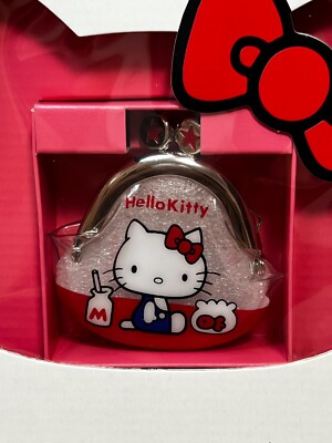 Hello Kitty Coin Purse Case Vintage Collection 1970's Reprint From