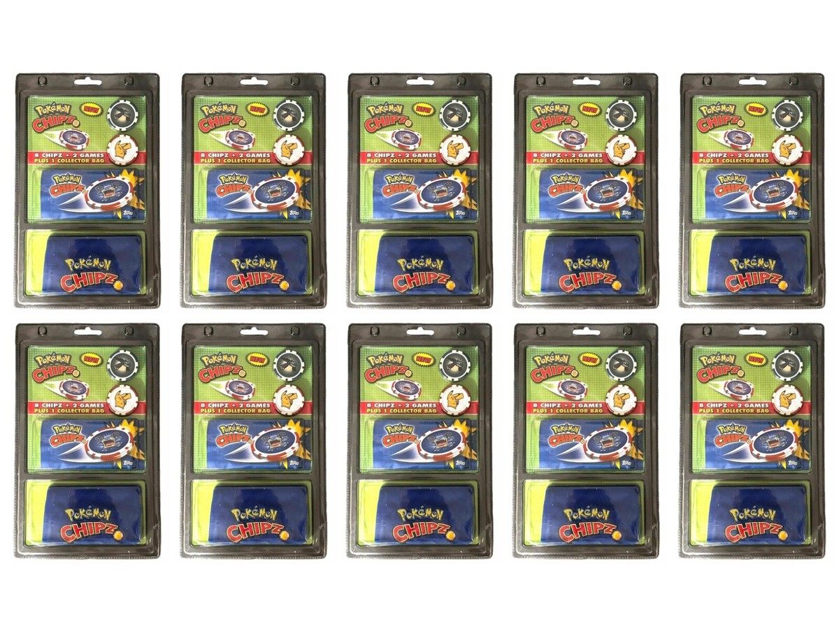 Lot of (10) 2006 Topps Pokémon Chipz Starter Set Blister Packs | eBay