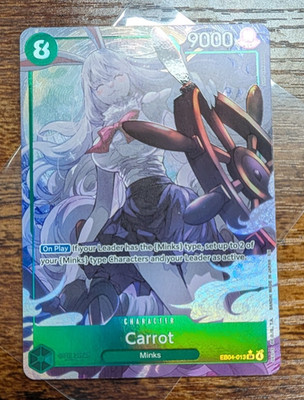 Carrot EB04-013 Alternate Art Azure Sea's Seven One Piece Card