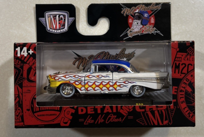 NEW 2025 M2 Machines R88 Speed Shop 1957 Chevrolet Bel Air White