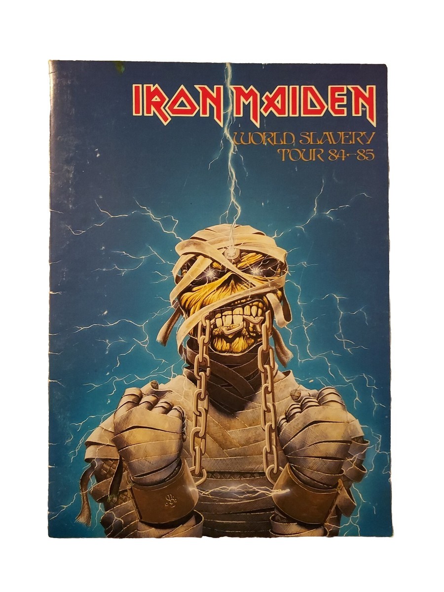 Iron Maiden World Slavery Tour Program 84-85 Tour Book Heavy Metal