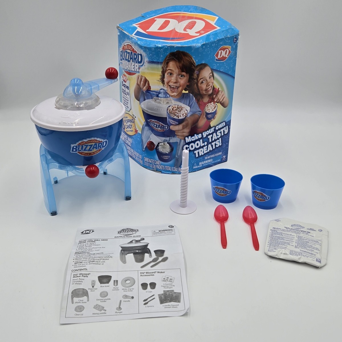 Dairy Queen BLIZZARD Maker Cool Tasty Treats DQ Ice Cream