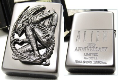 Alien Body 20th Anniversary Limited No.0272 Zippo Oil Lighter 1999