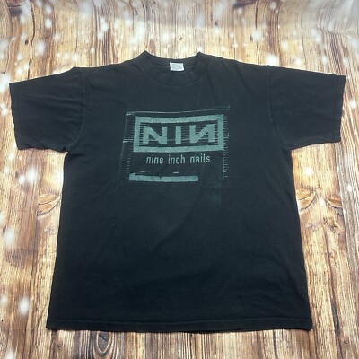 Vintage Nine Inch Nails NIN 1996 Band T-shirt Size XL Made In USA