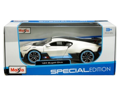 Maisto 1:24 Bugatti Divo White Diecast Model Car 31526 New in Box