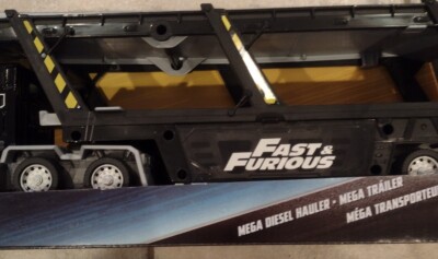 Rare Mattel Fast & Furious Mega Diesel Hauler Black Hot Wheels