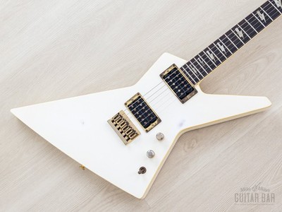1985 Fernandes X-1 Neck Through Explorer Vintage Guitar White