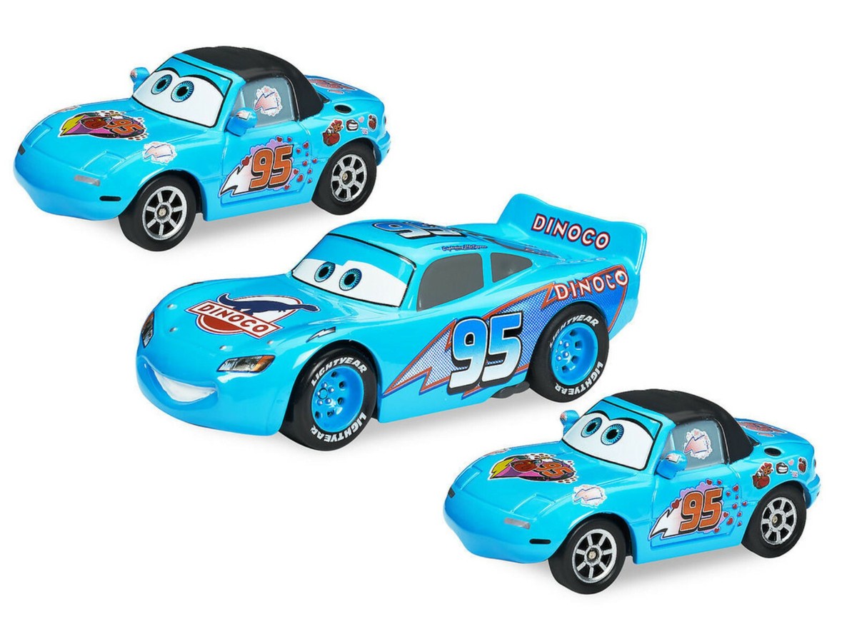 Disney Cars - Dinoco Dream Pull 'N' Race Die Cast Set - Cars