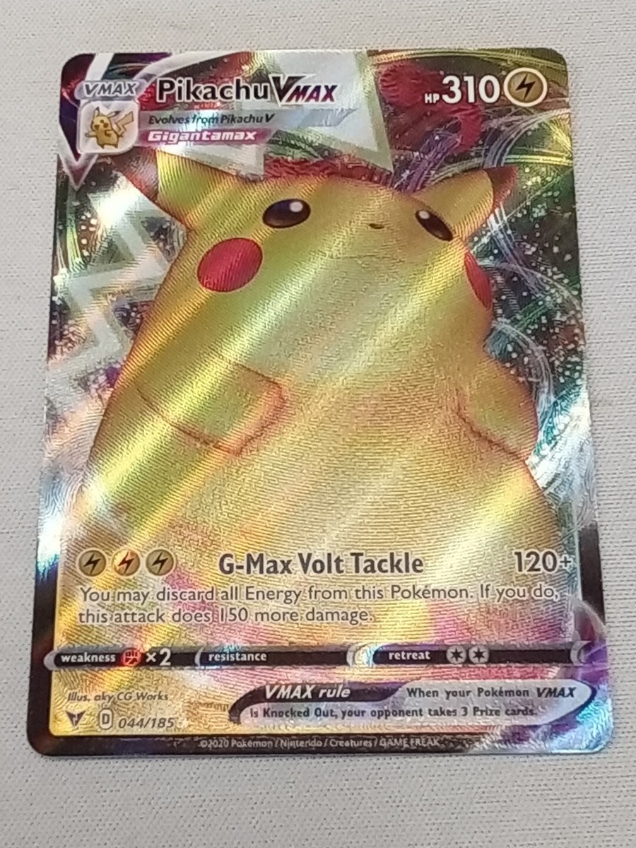 Pokemon Pikachu VMAX - 044/185 - Ultra Rare NM-Mint Vivid Voltage