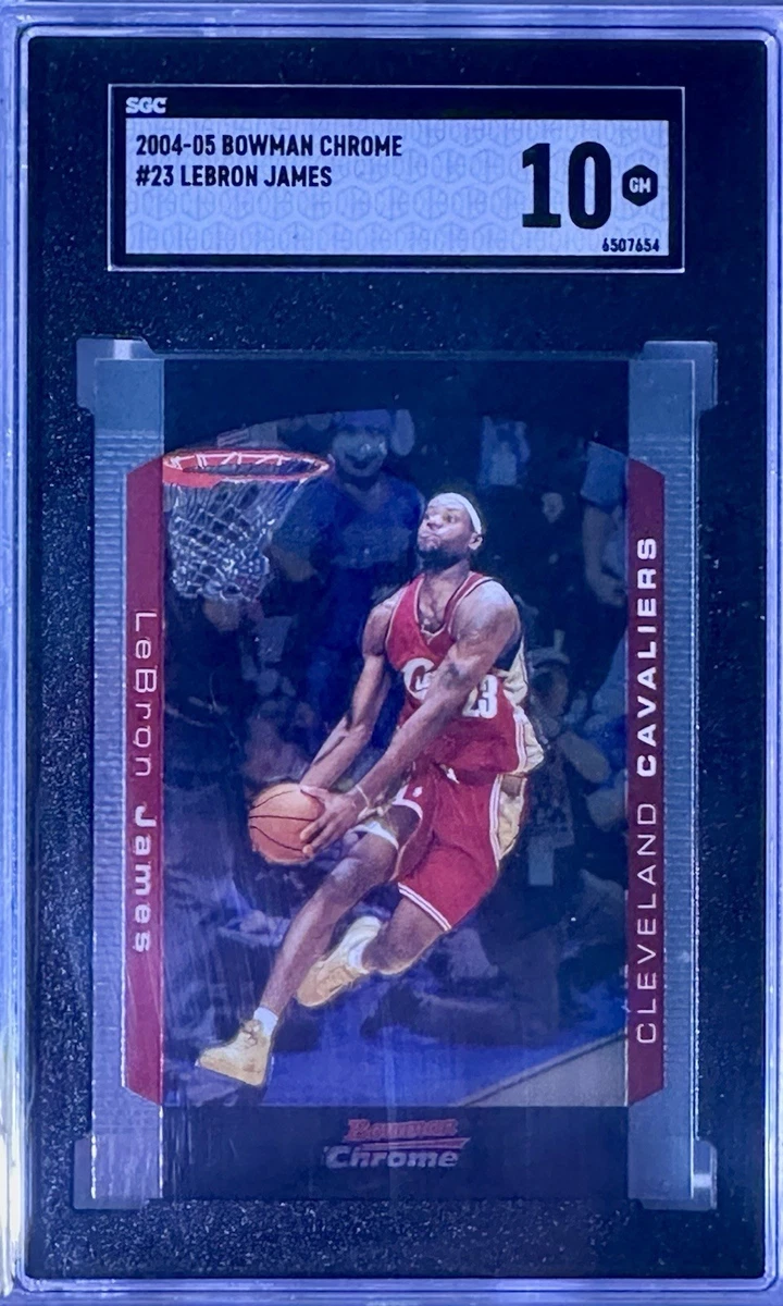 Bowman LeBron James 10 Graded Basketball Sports Trading Cards