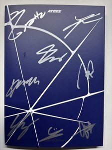 Ateez Signed Polaroid | eBay