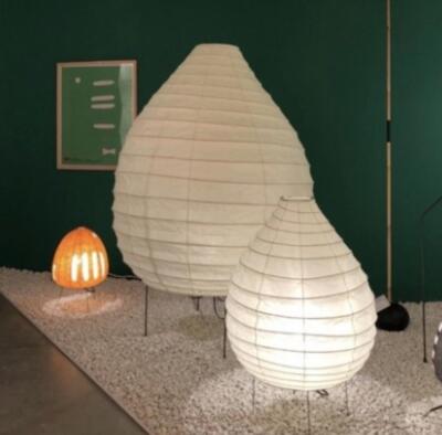 Isamu Noguchi Akari 23N Japanese Paper Washi Stand Lamp authentic