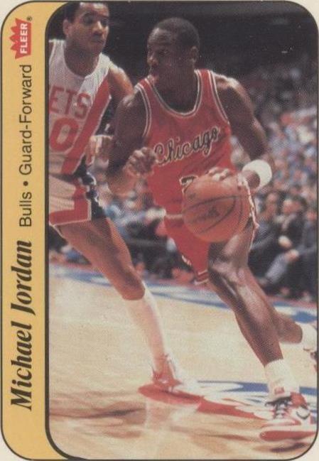 1986-87 Fleer - Stickers Michael Jordan #8 (RC) for sale online | eBay