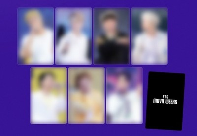 BTS photocard MOVIE WEEKS LIMITED EARLY BIRD PACKAGE 4K remaster
