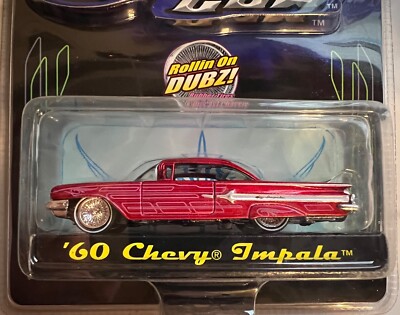 STREET LOW 1:64 Scale 2-'60 CHEVY Impala by Jada Toys (RED/BLK
