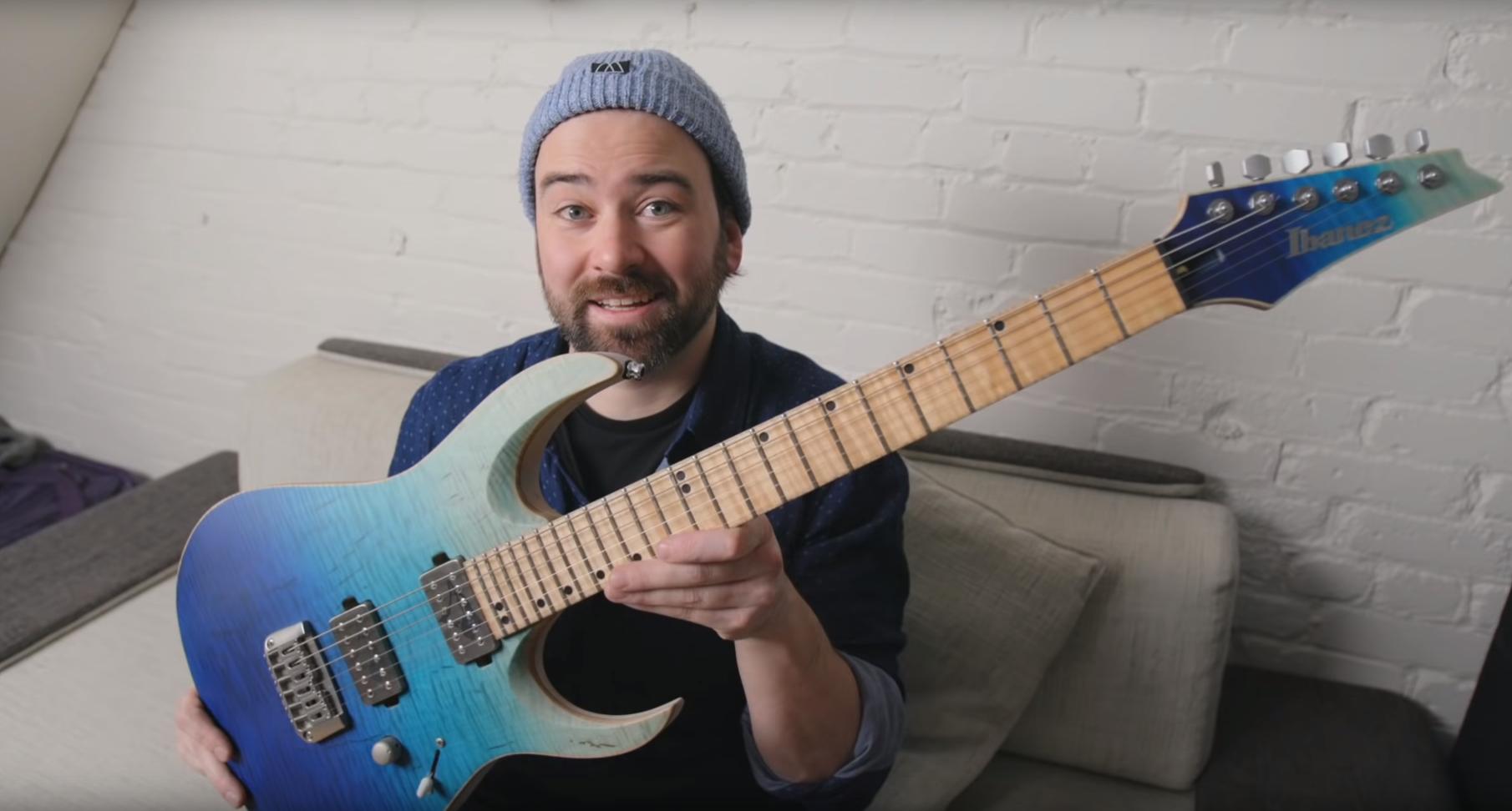Luke Hoskin(Protest the Hero) on his Ibanez LHM1 signature guitar