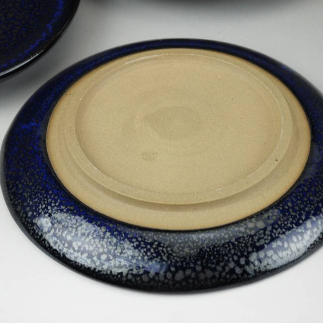 油滴天目皿揃え 鎌田幸二 - 京焼清水焼 松韻堂